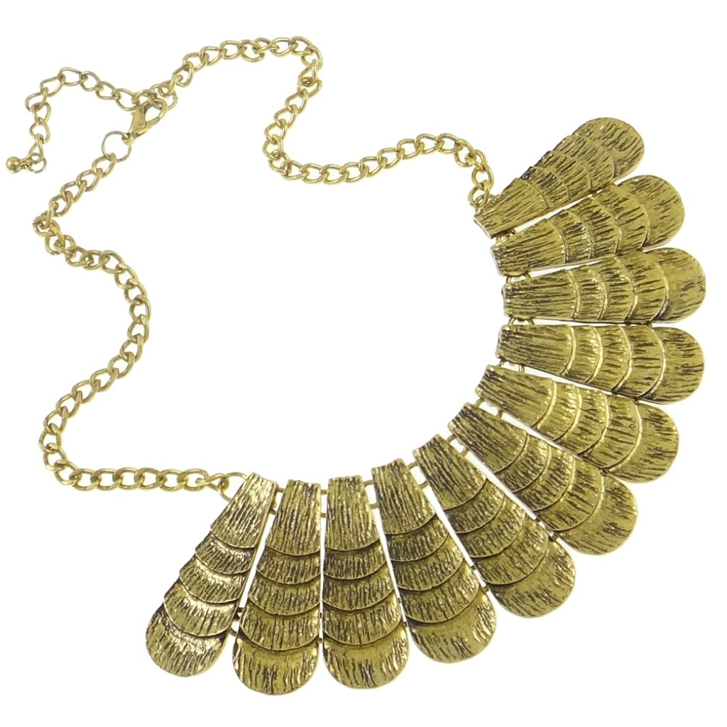 3 For $20 New Victorian Feather Fan Necklace